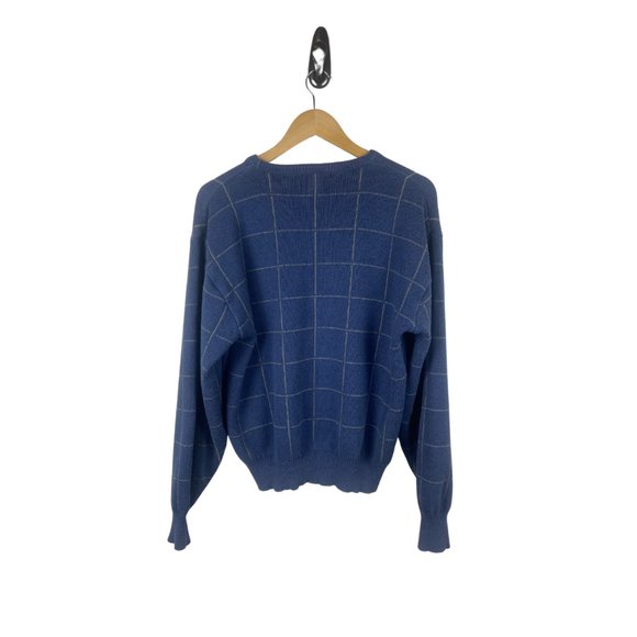 Vintaged Checkered Sweater - Picture 3 of 5